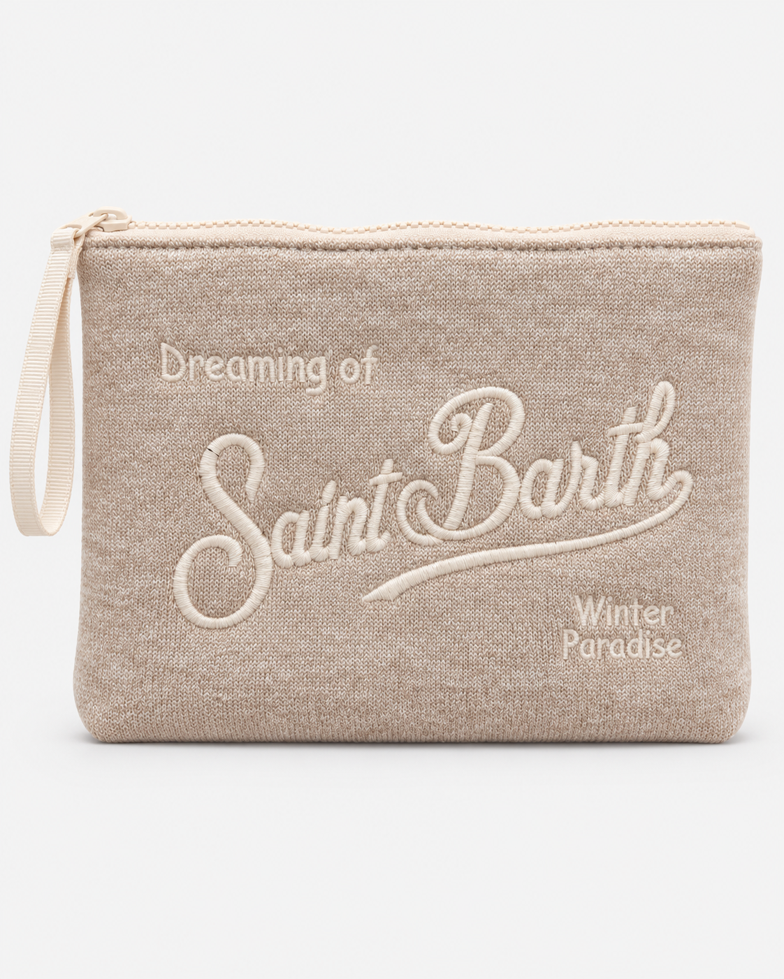 MC2 Saint Barth Pochette Donna Aline Wool Beige