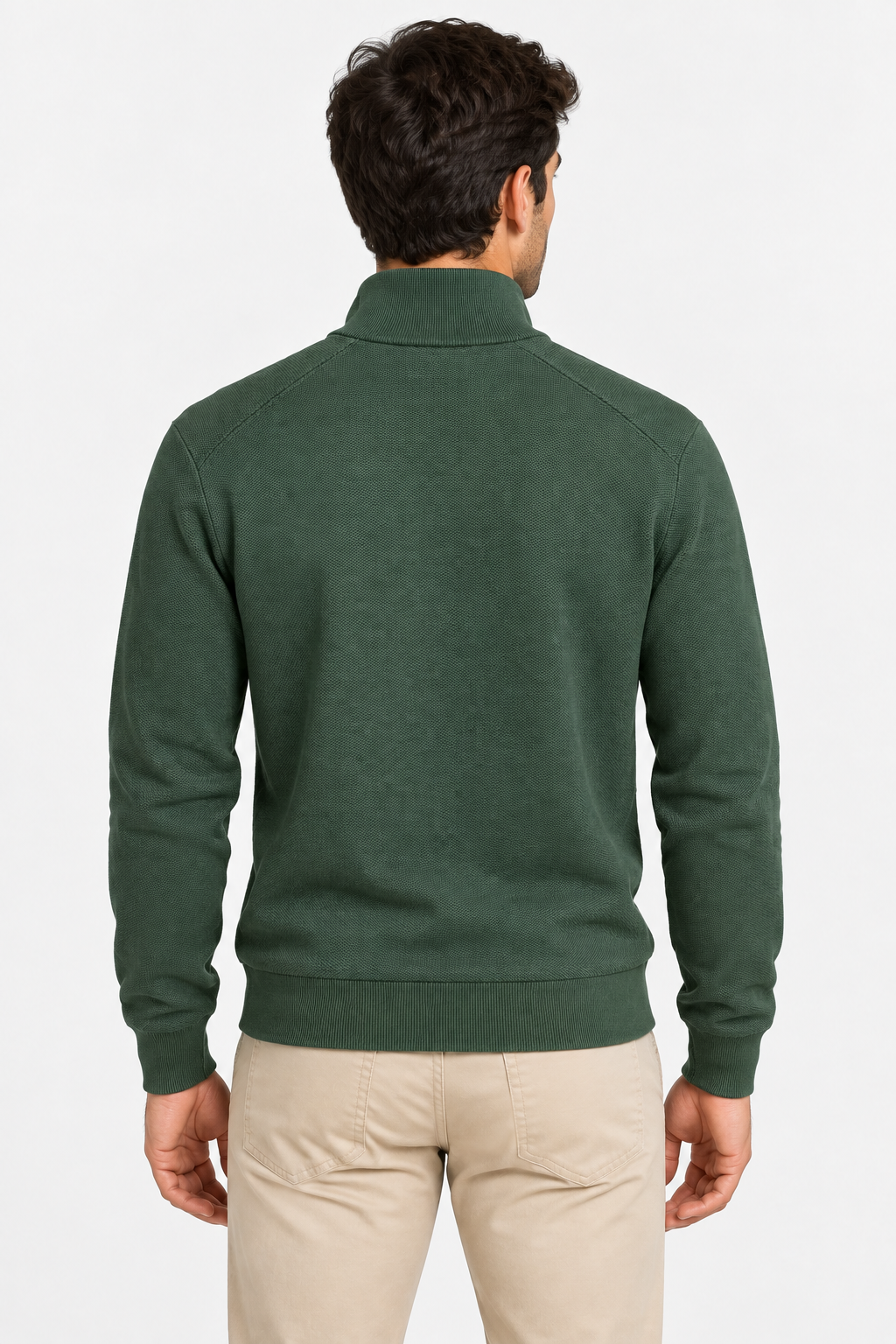 Polo Ralph Lauren Maglia Uomo con Zip a Nido d’Ape