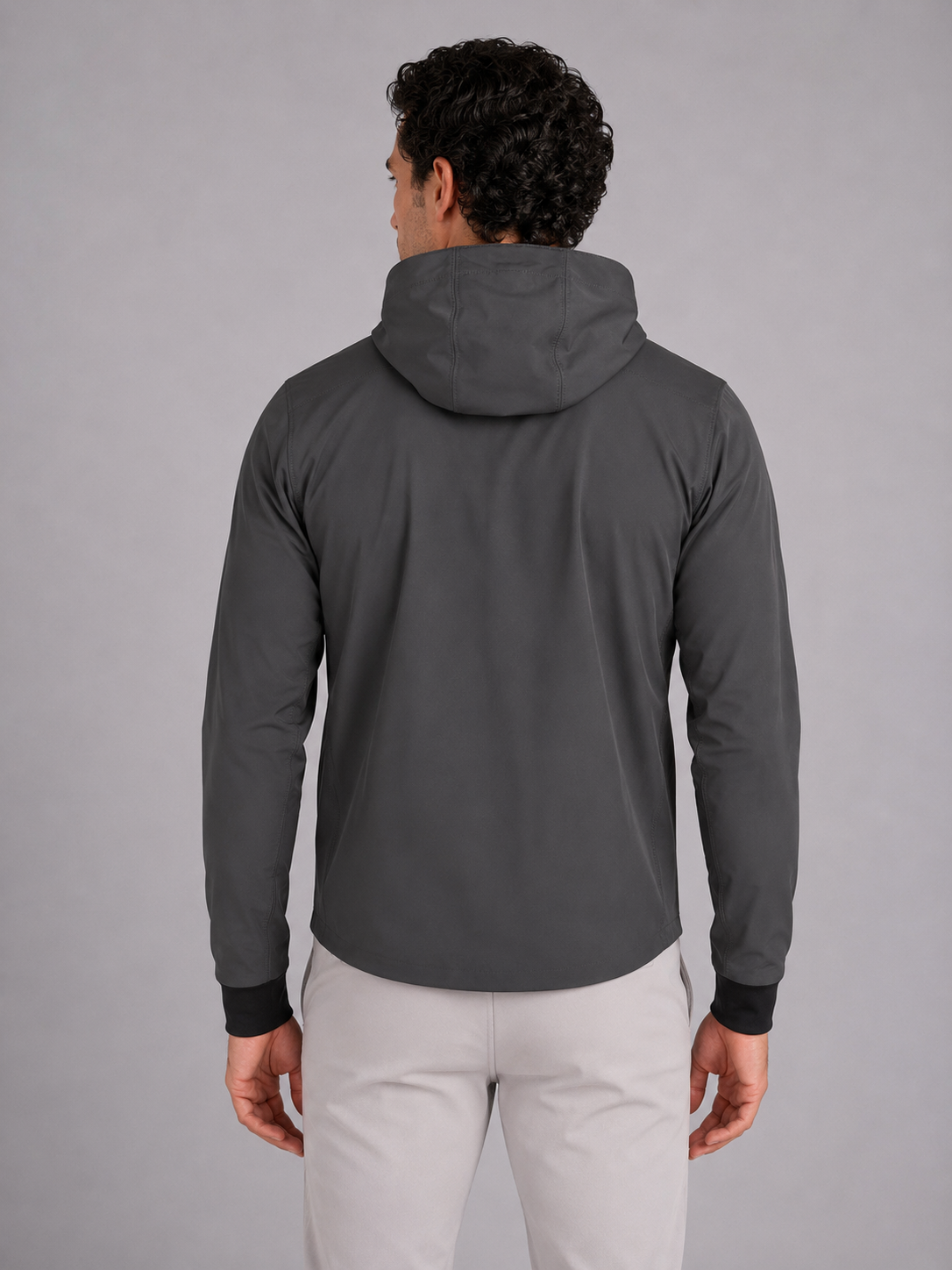 GIUBBINO JACKO BONDED BLACK - BLUE DEPTH