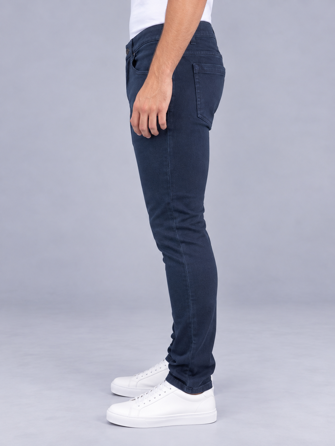 Dondup Pantalone Uomo Slim Fit Blue Navy