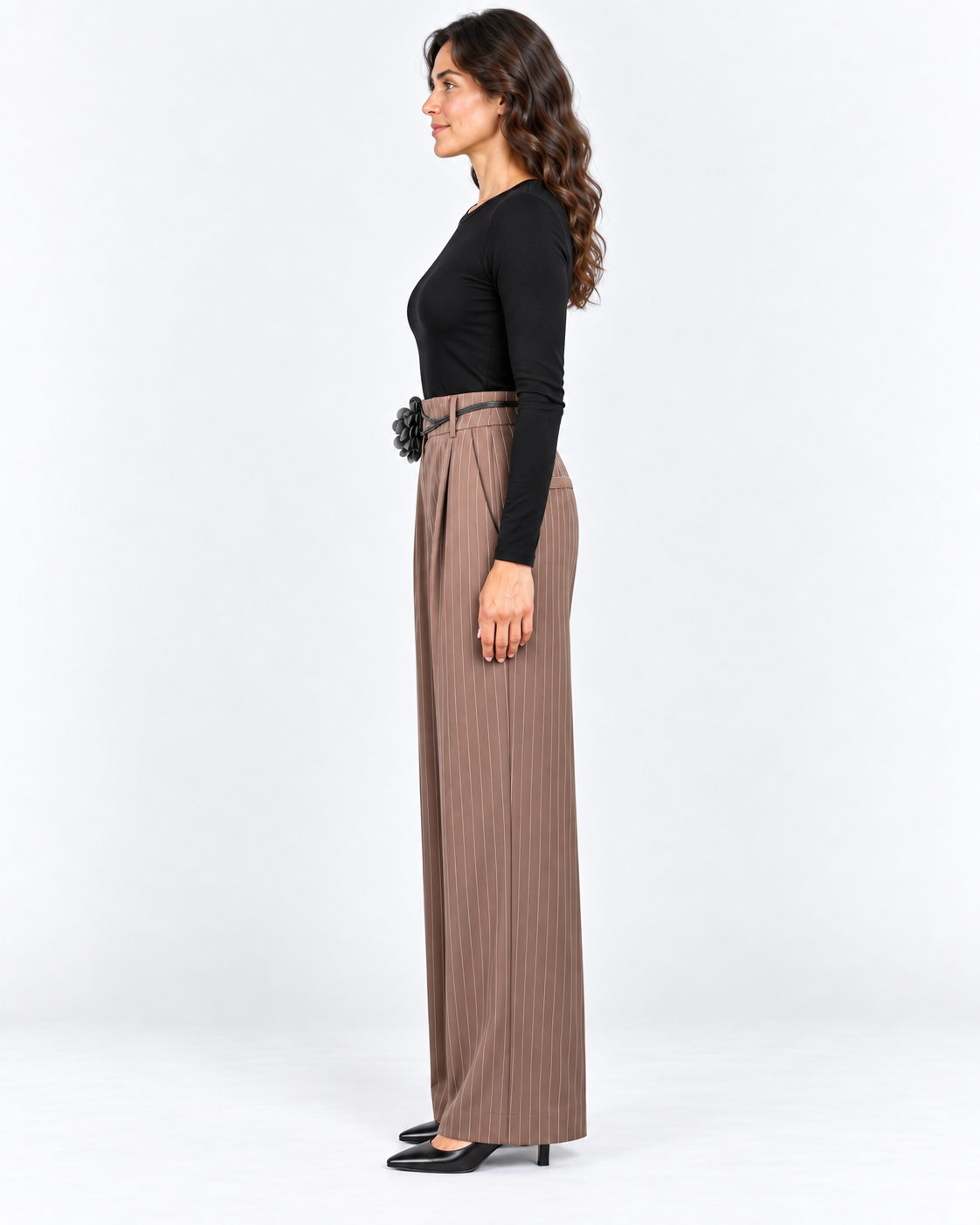 Imperial Pantalone Donna Gessato Moro