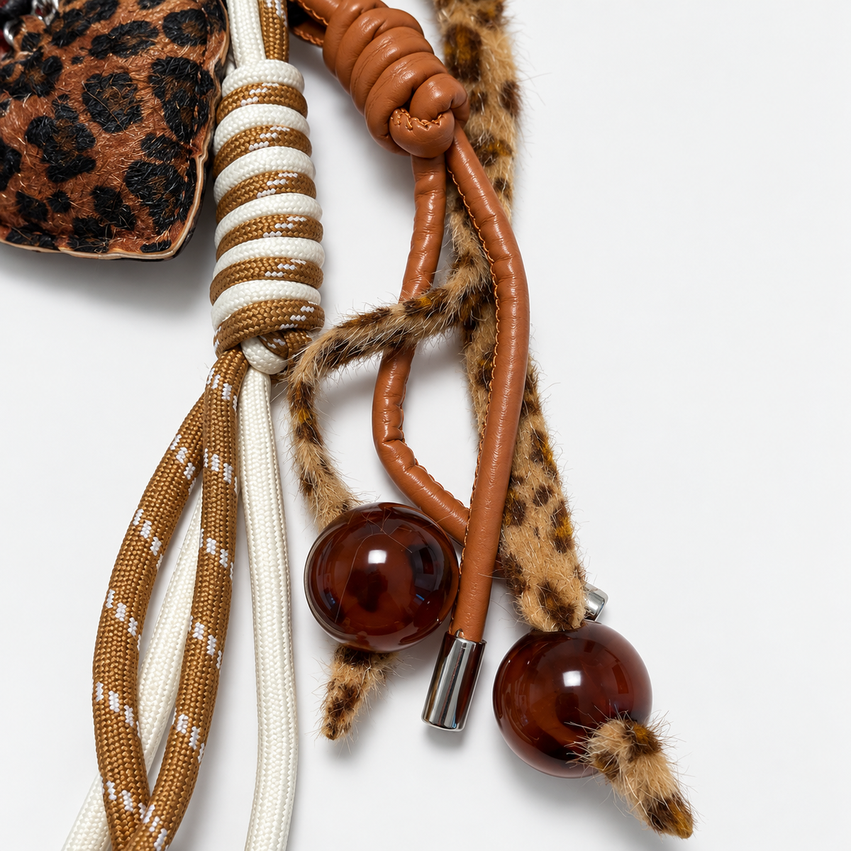 MC2 Saint Barth Charm Donna Heart Leo con Cuore Leopardato