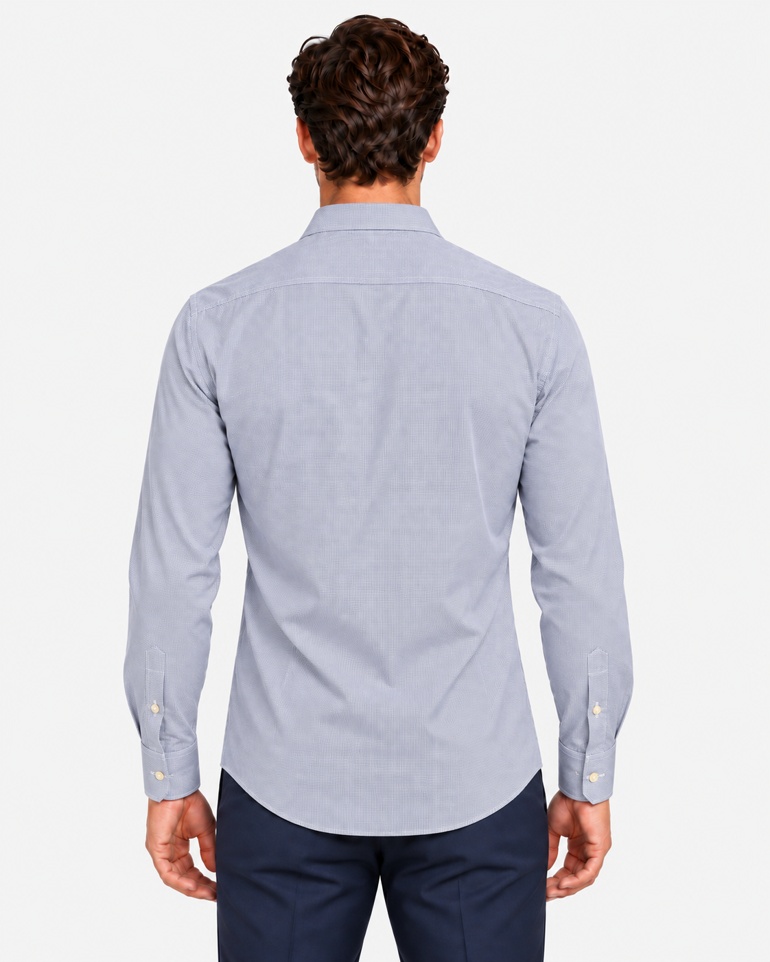 Archivium Camicia Tecnica Uomo Microfantasia Azzurra