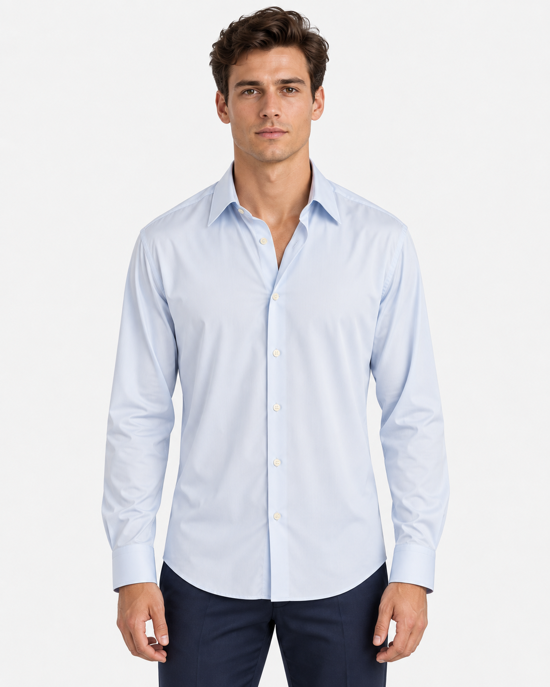 Archivium Camicia Tecnica Uomo Light Blue
