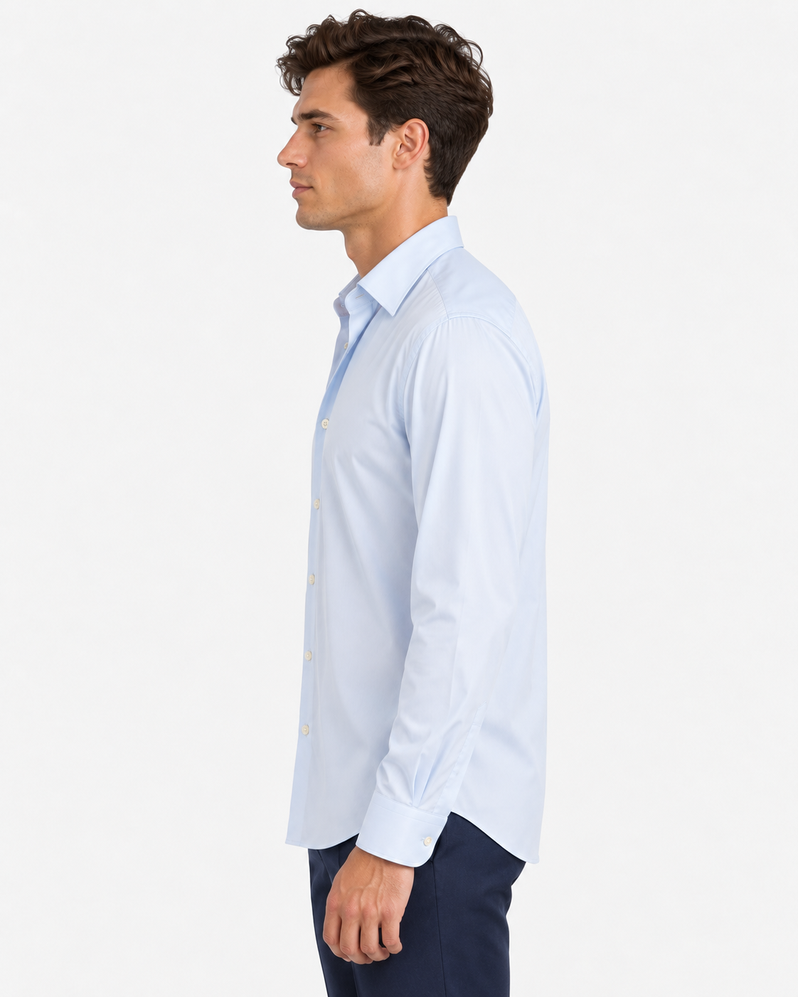 Archivium Camicia Tecnica Uomo Light Blue