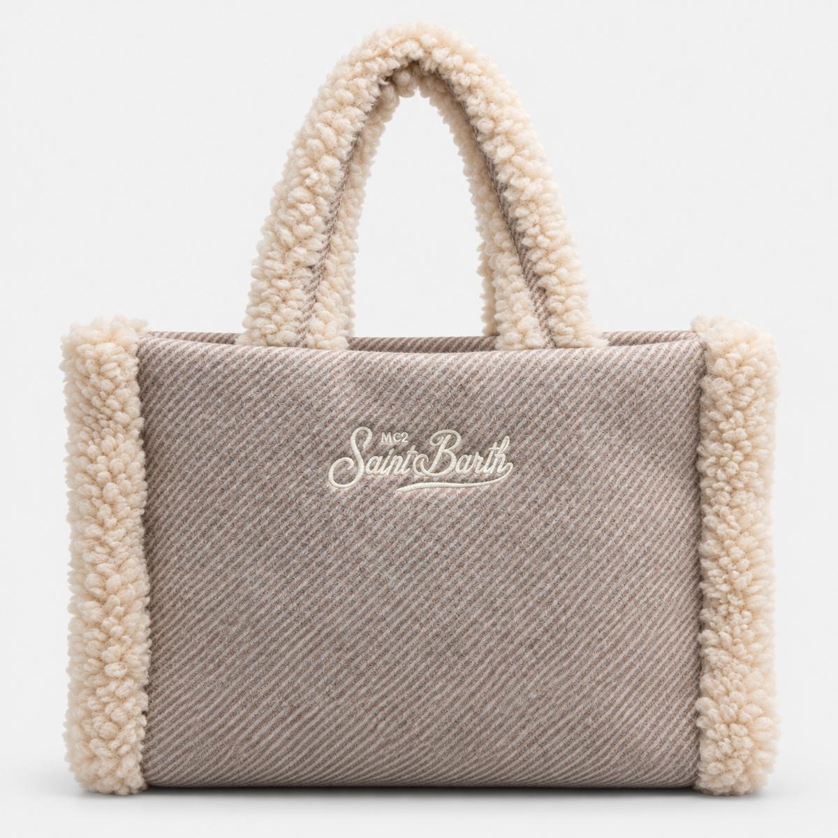 MC2 Saint Barth Borsa Donna Colette Tortora con Dettagli Teddy