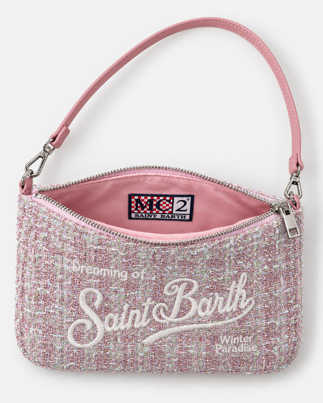 MC2 Saint Barth Borsa Donna Parisienne Rosa Multicolore