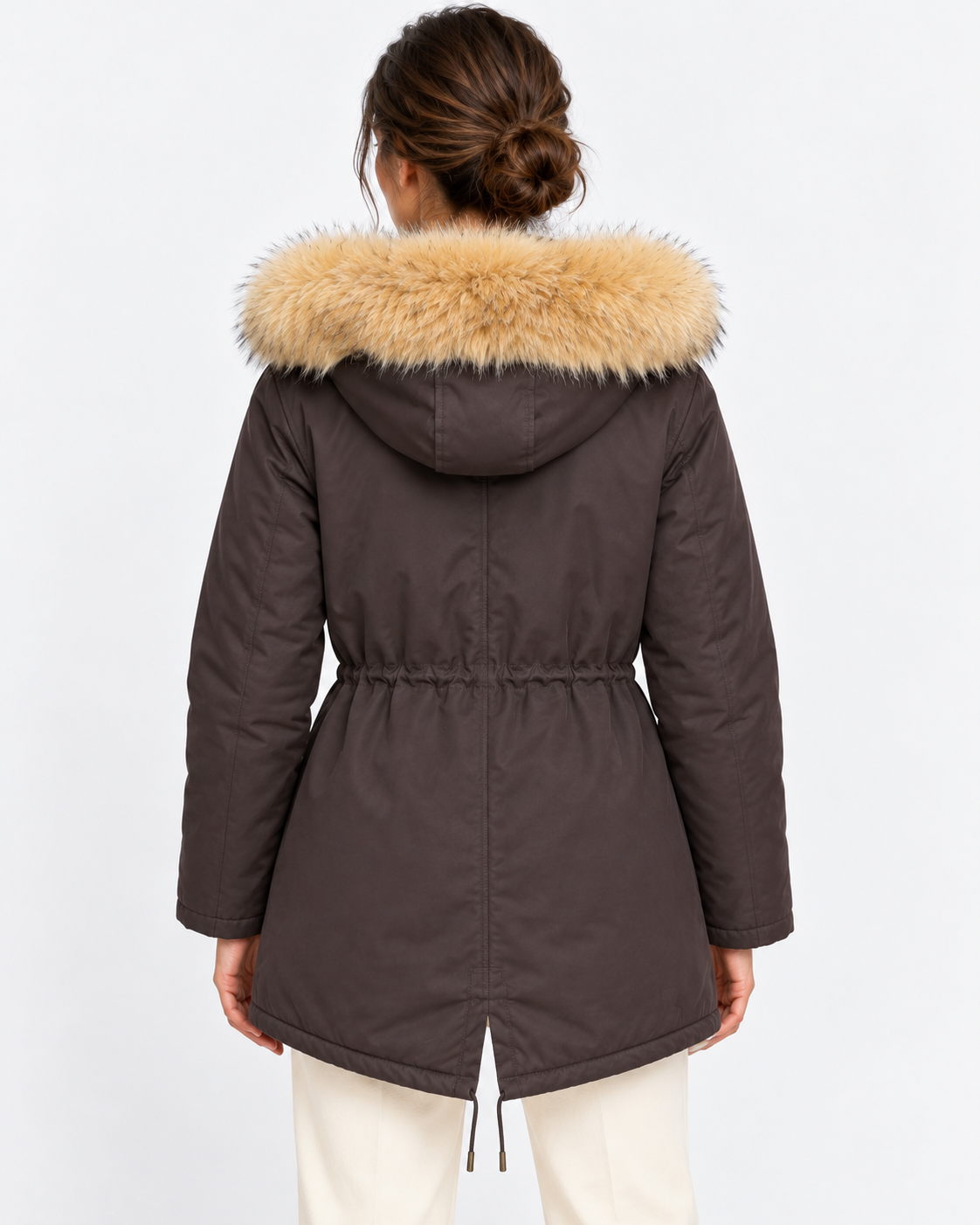 MC2 Saint Barth Parka Donna Brenna Marrone