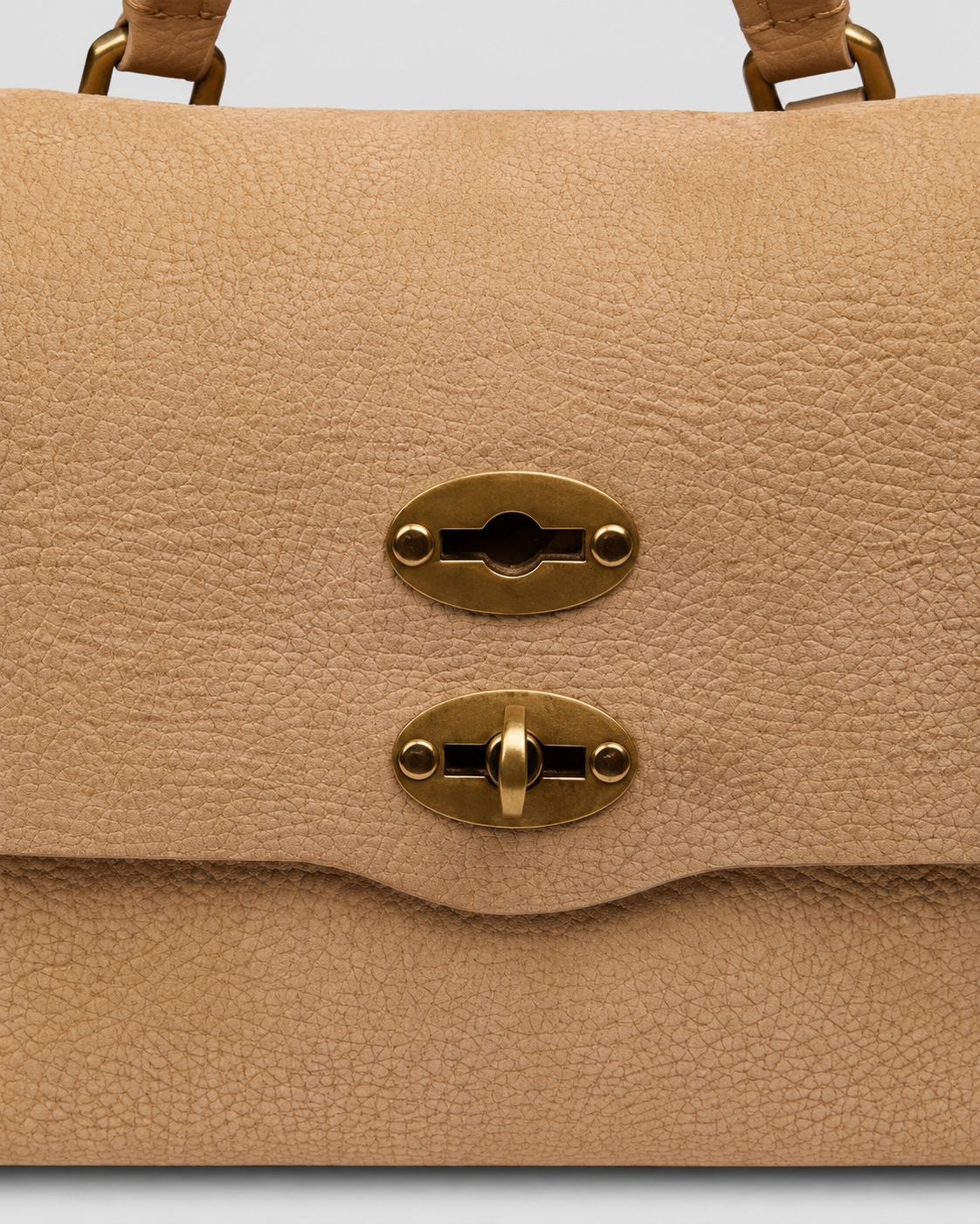 BORSA DONNA DOTTA® BABY JONES IN NABUK BEIGE SAN GIMIGNANO