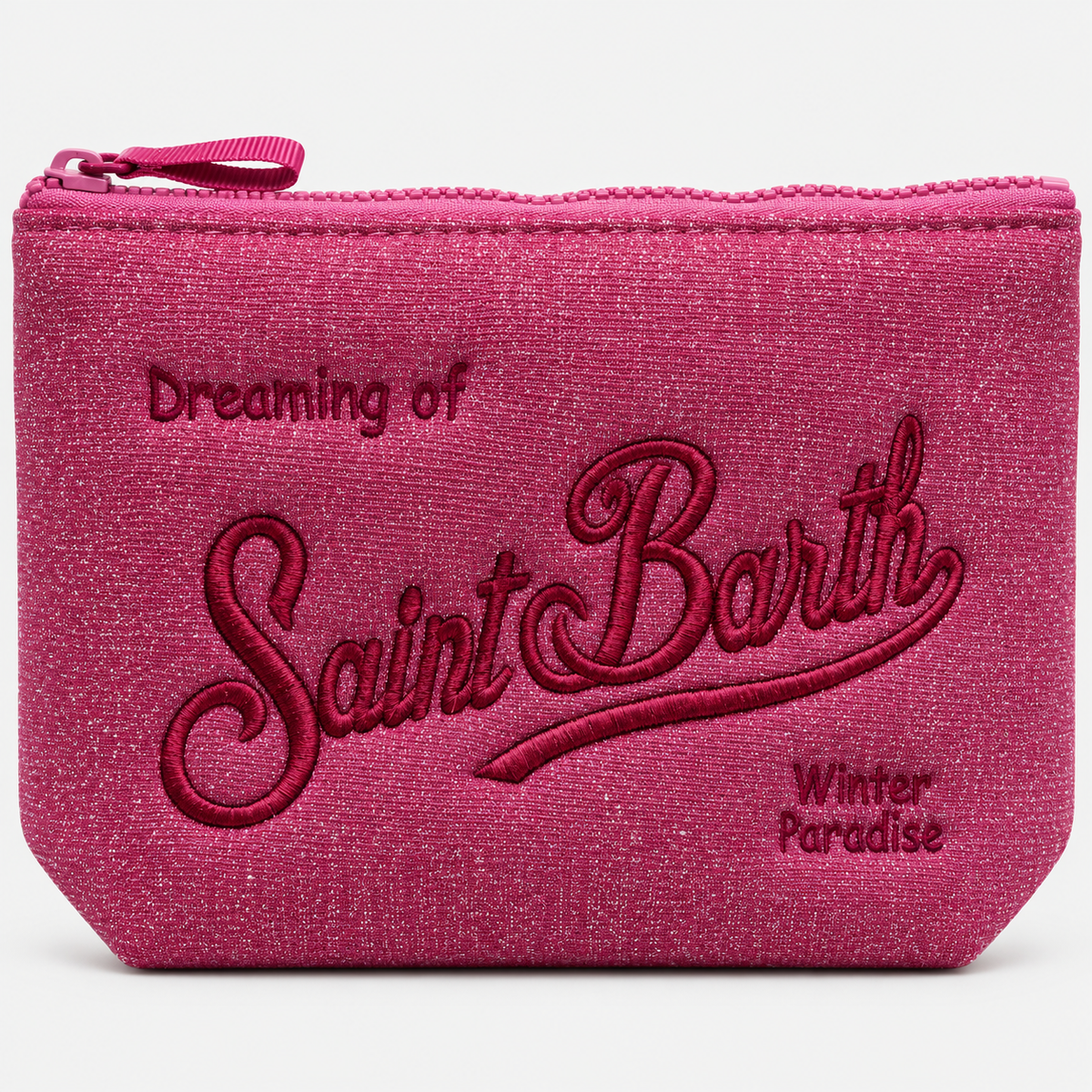 MC2 Saint Barth Pochette Donna Aline Lurex Fucsia