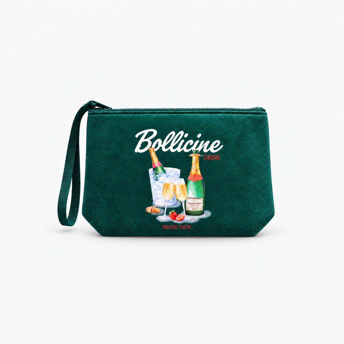 MC2 Saint Barth Pochette Donna Aline Bollicine Verde
