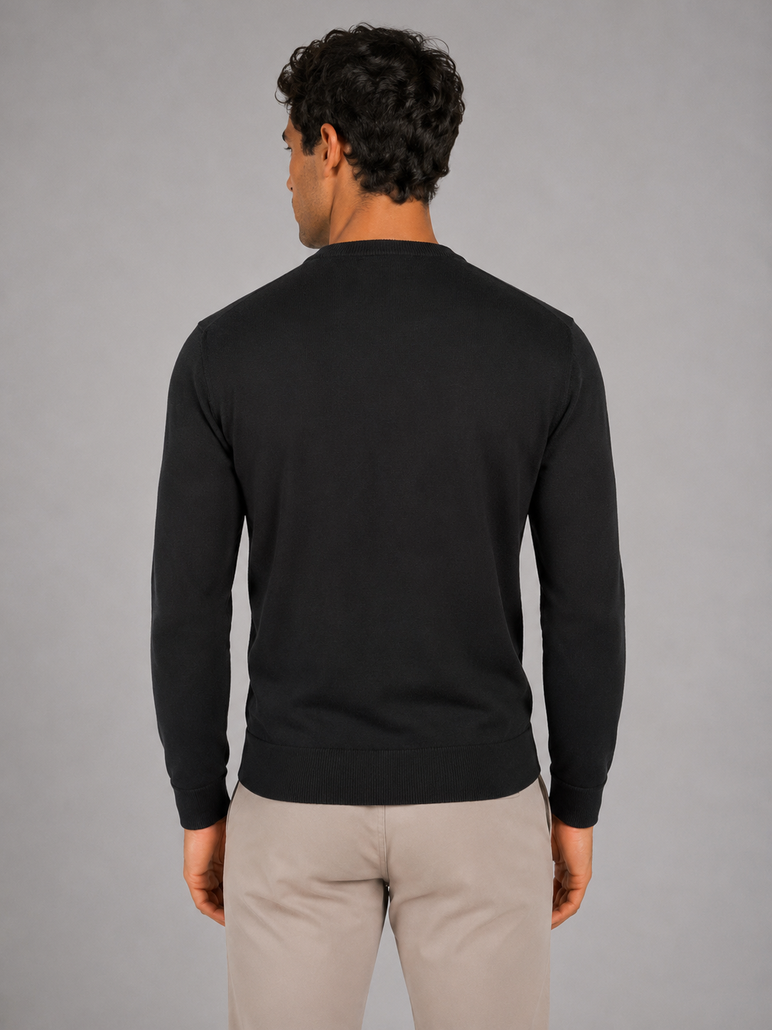 Maglia Sebastien merino black pure