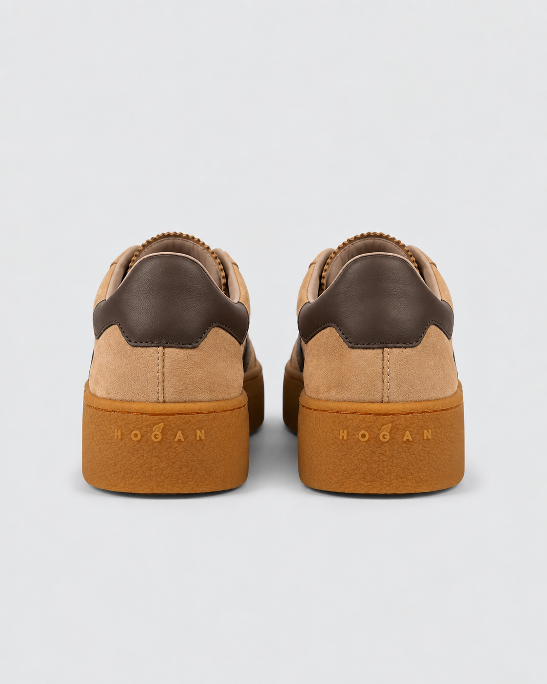 Hogan sneakers donna cool beige marrone