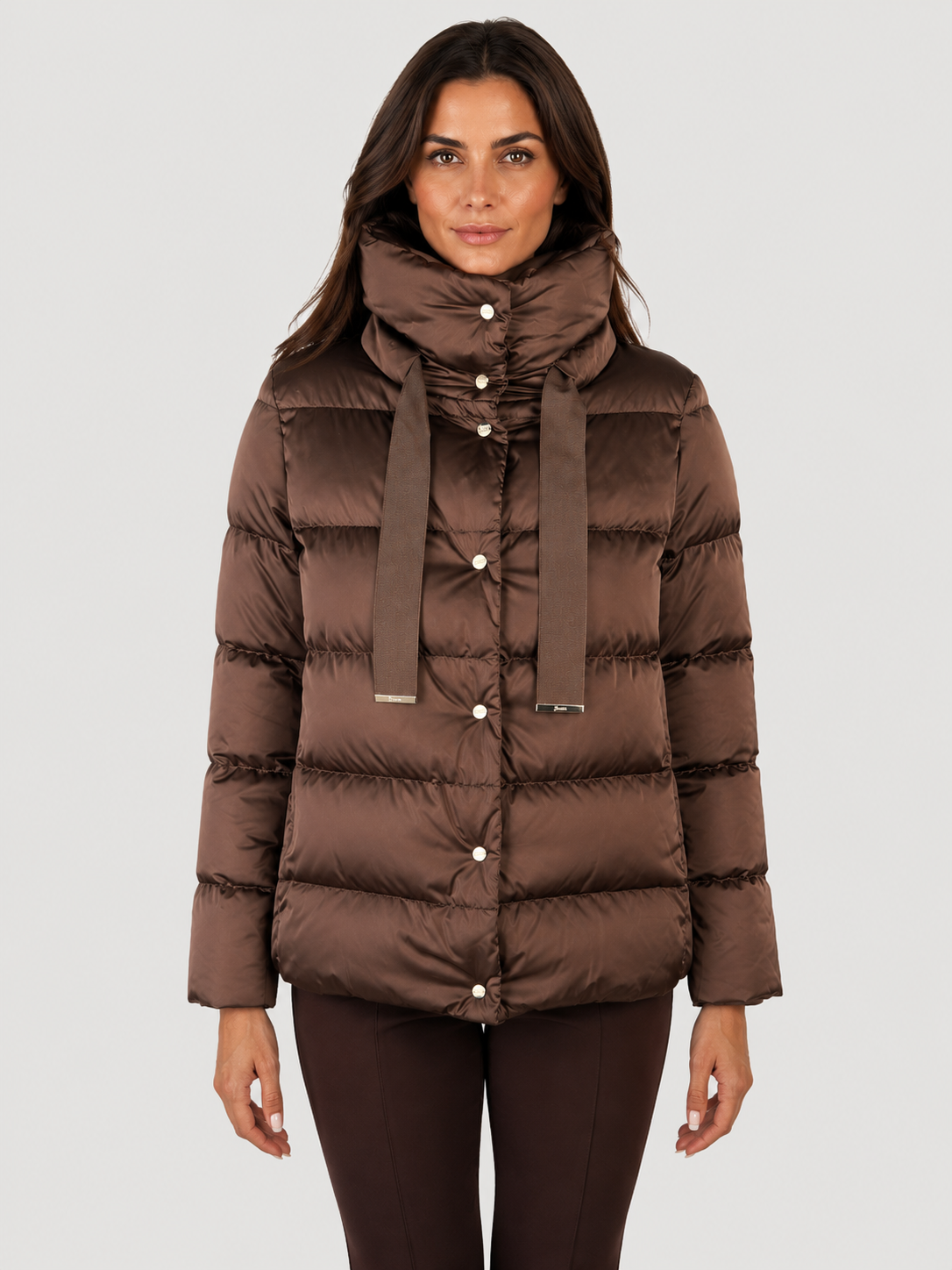 CAPPA IN SATIN FONDENTE
