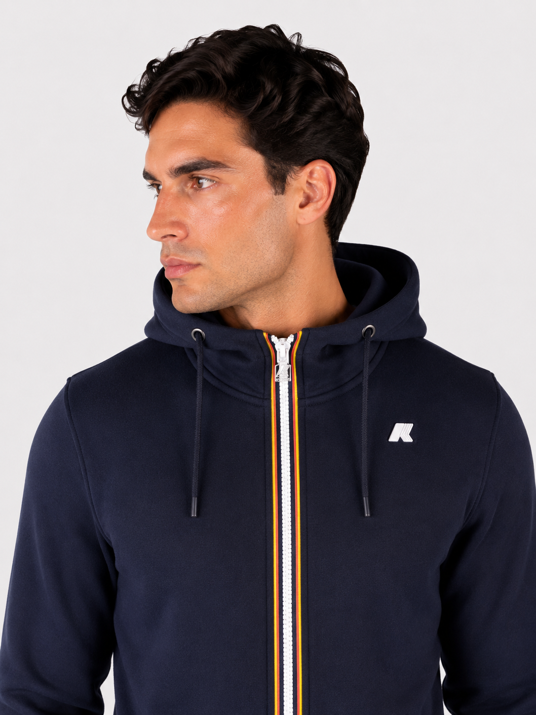 Felpa uomo K-way Rainer Spencer blue depth