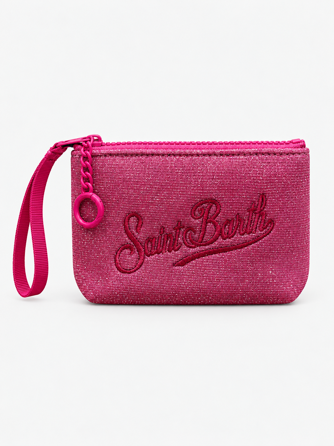 MC2 Saint Barth Pochette Donna Aline Mini Lurex Fucsia