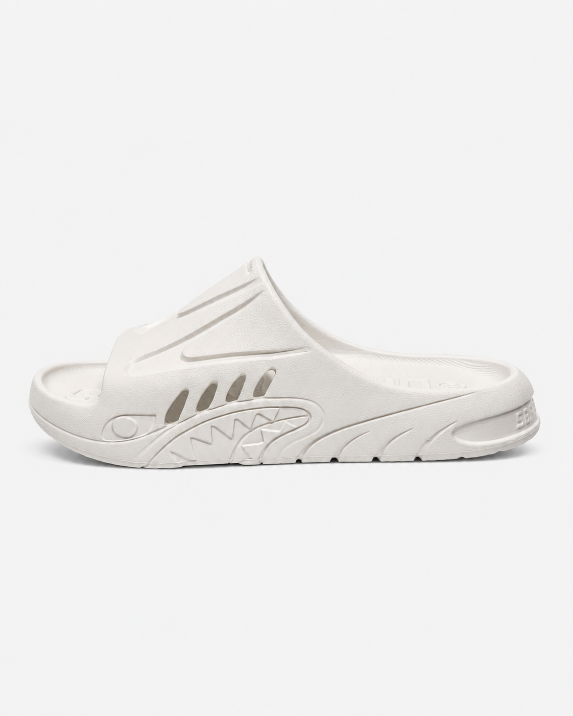 CIABATTA DA MARE SHARK SLIDE WHITE
