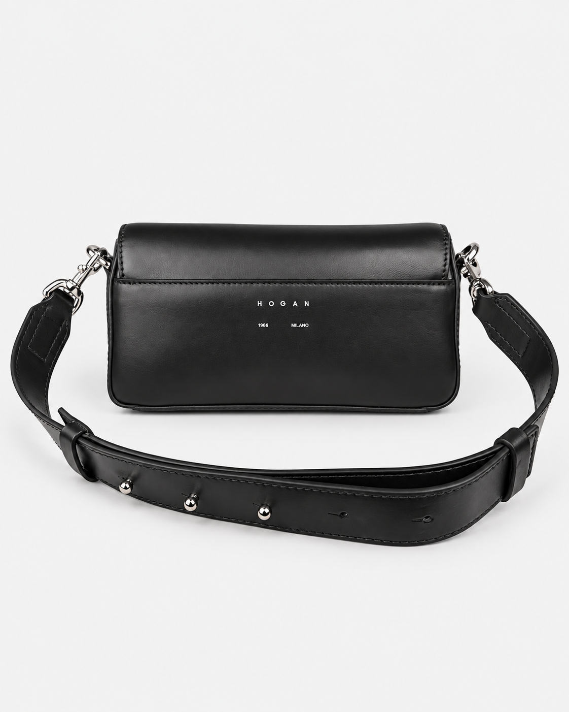 Hogan Borsa donna Flap H-Turn Mini in pelle nera