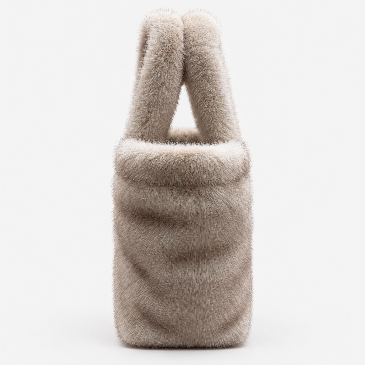 MC2 Saint Barth Borsa Donna Colette Soft Fur Beige