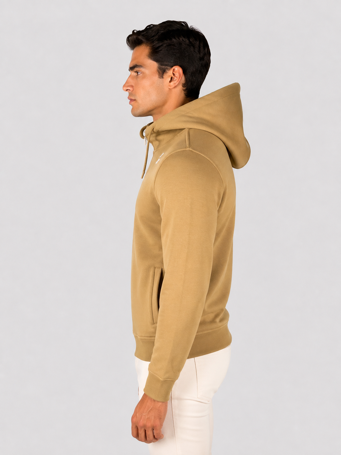 Felpa uomo K-way Rainer Spencer beige khaki