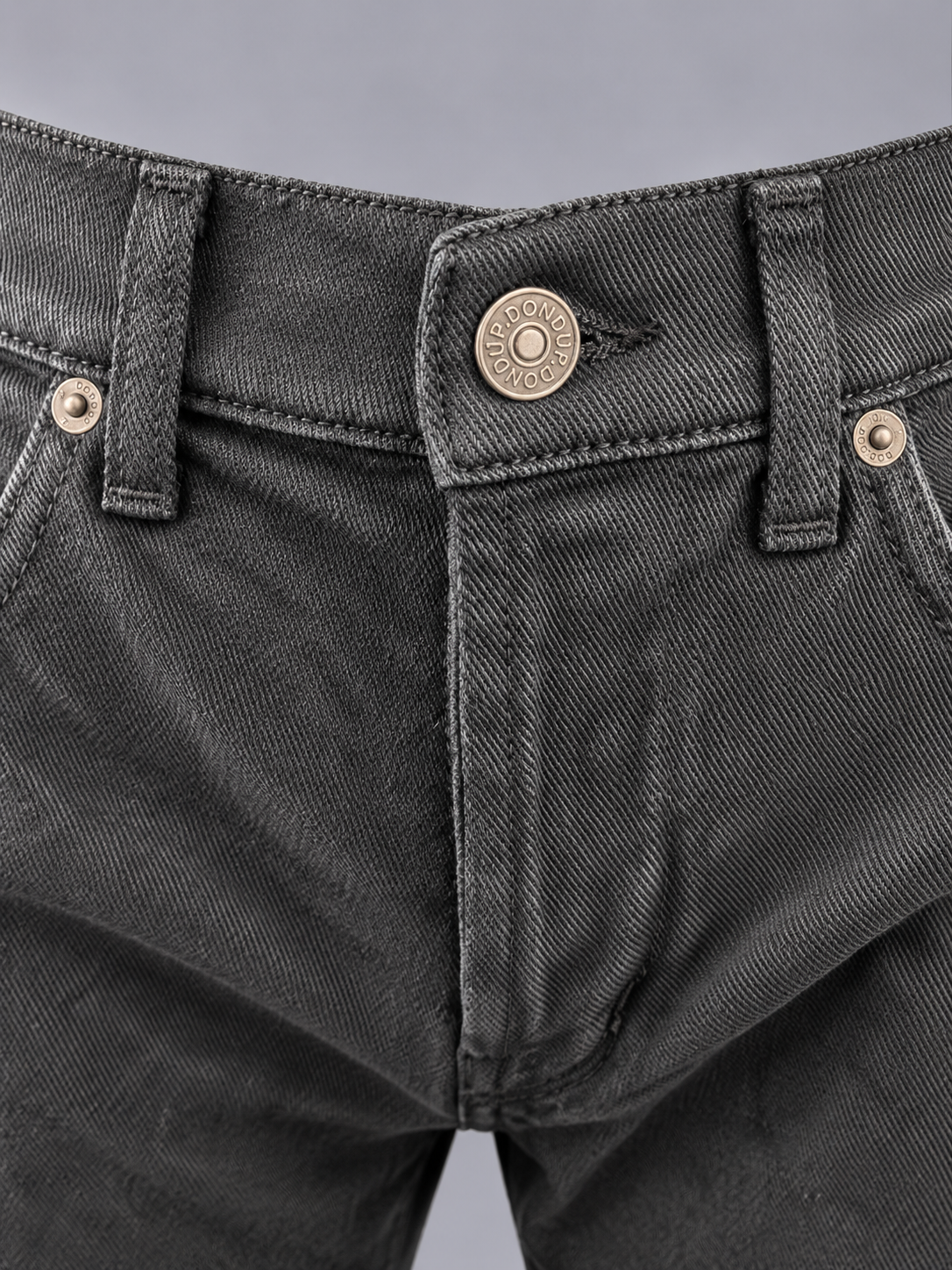 Dondup Jeans Uomo Slim Fit Black