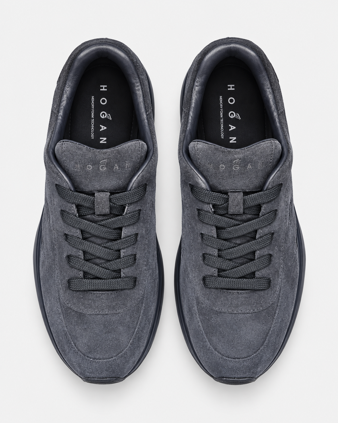 Hogan Sneakers uomo Hi-Light in pelle scamosciata blu