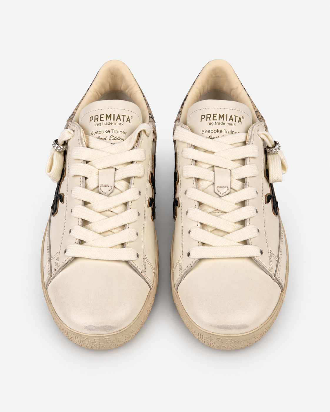 Premiata Steven 8497 Sneakers Donna Bianco Panna