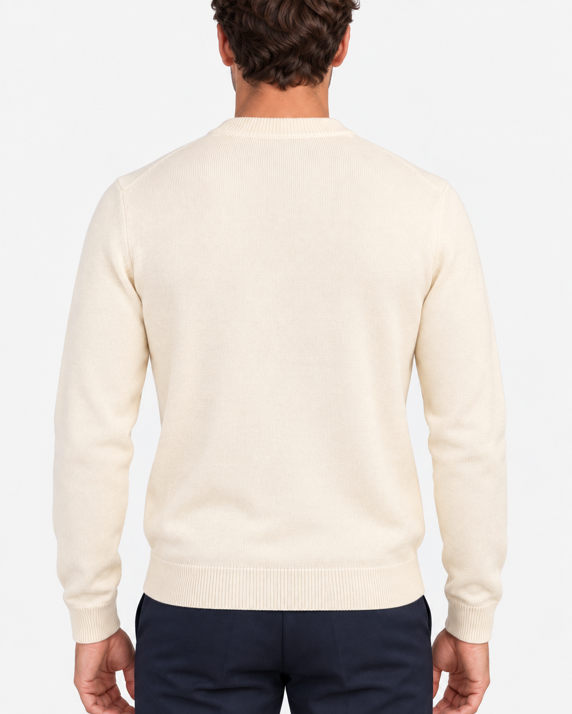 MC2 Saint Barth Maglia Uomo Gold Trust Panna