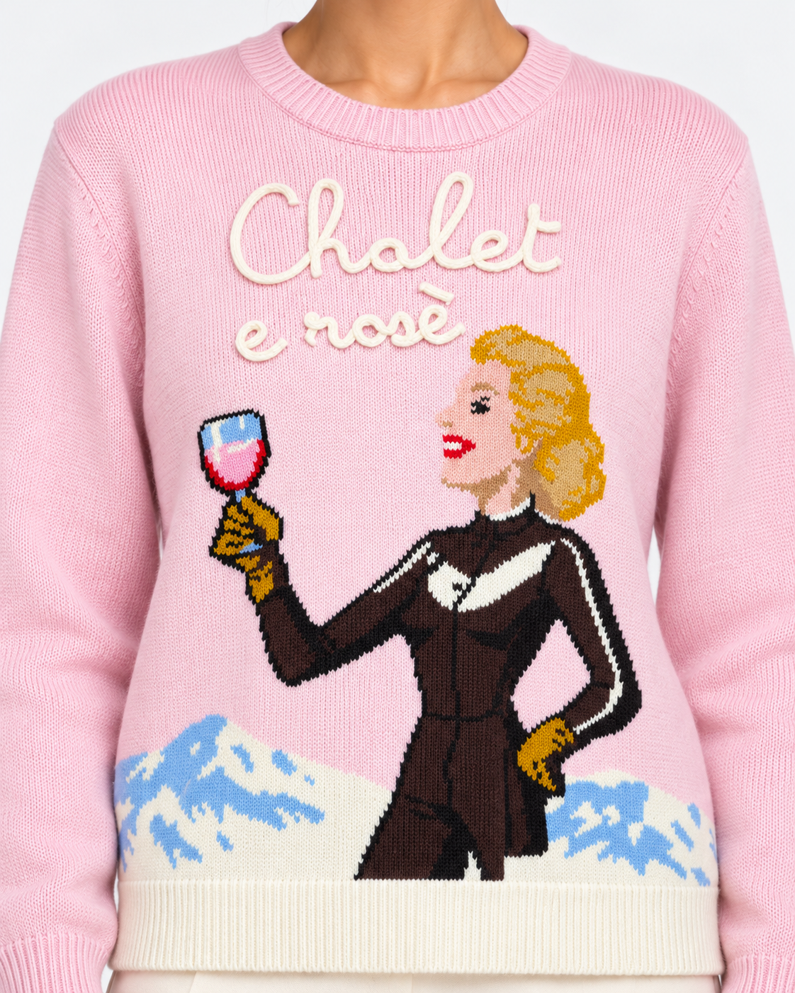 MC2 Saint Barth Maglia Donna Chalet e Rosé Rosa