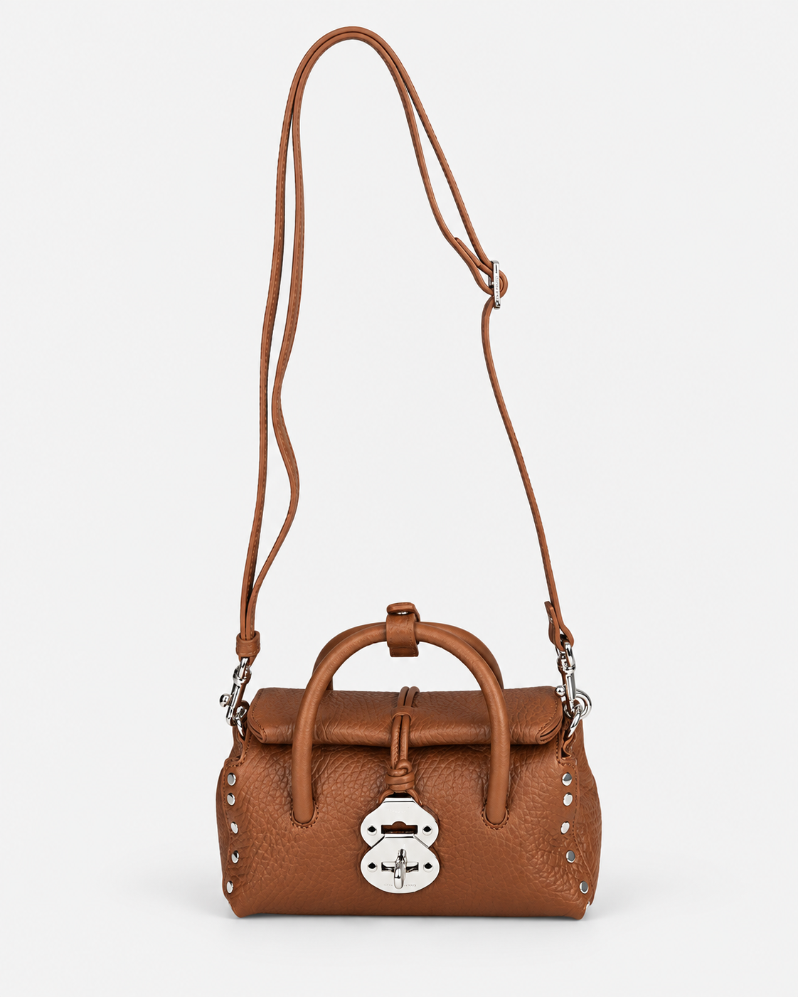 Zanellato Borsa donna Dotta Baby Centauro Brown San Zeno