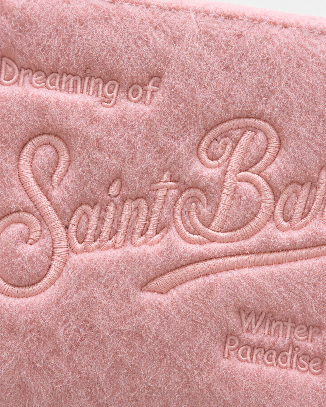 MC2 Saint Barth Pochette Donna Aline Felt in Feltro Rosa