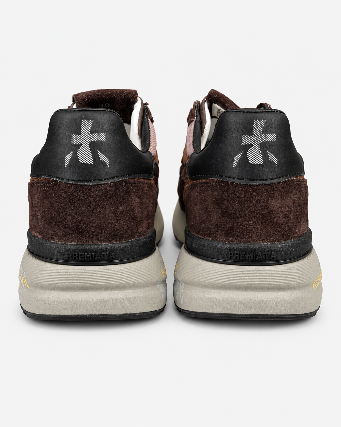 Premiata Sneakers Mick 8434 Uomo Marrone in Suede e Tessuto Tecnico