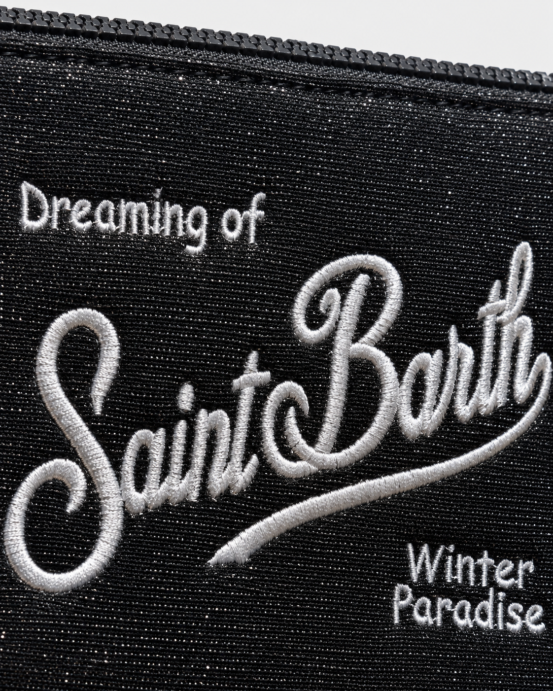 MC2 Saint Barth Pochette Donna Aline Lurex Nera