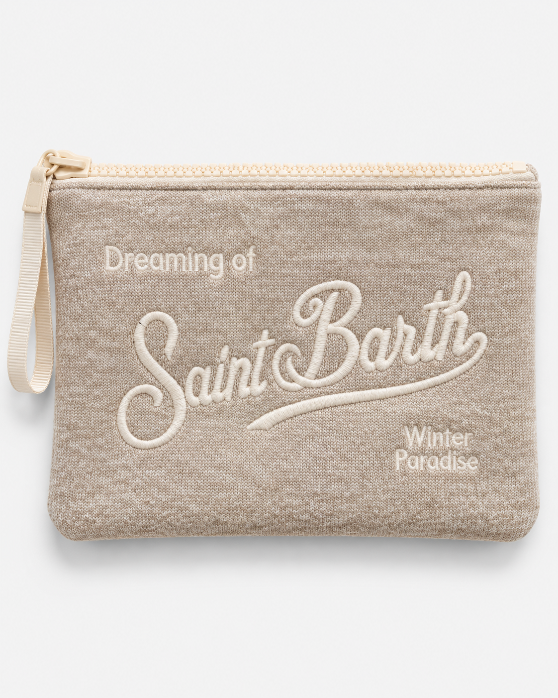 MC2 Saint Barth Pochette Donna Aline Wool Beige