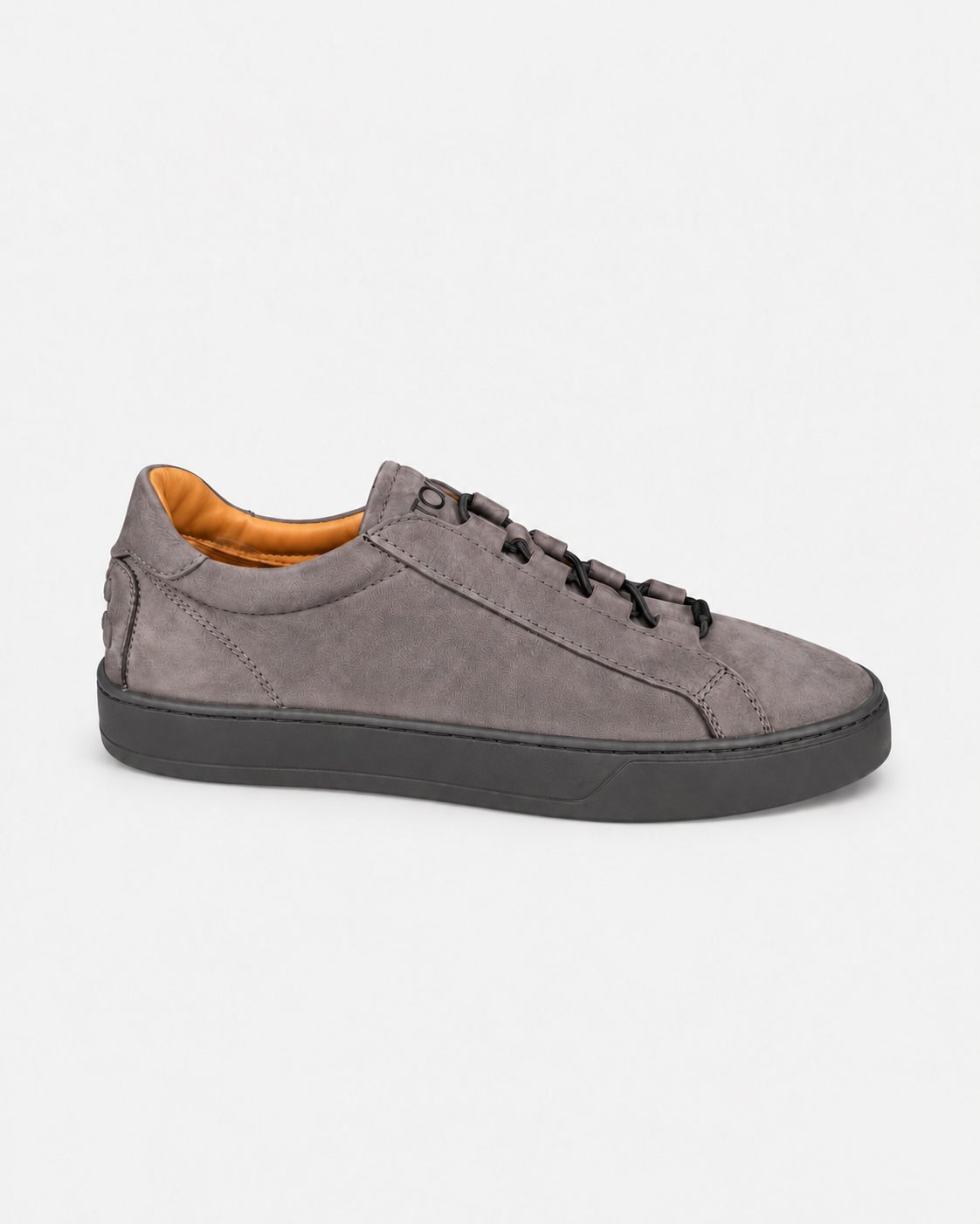 Tod's Sneakers uomo in nabuk di vitello grigio