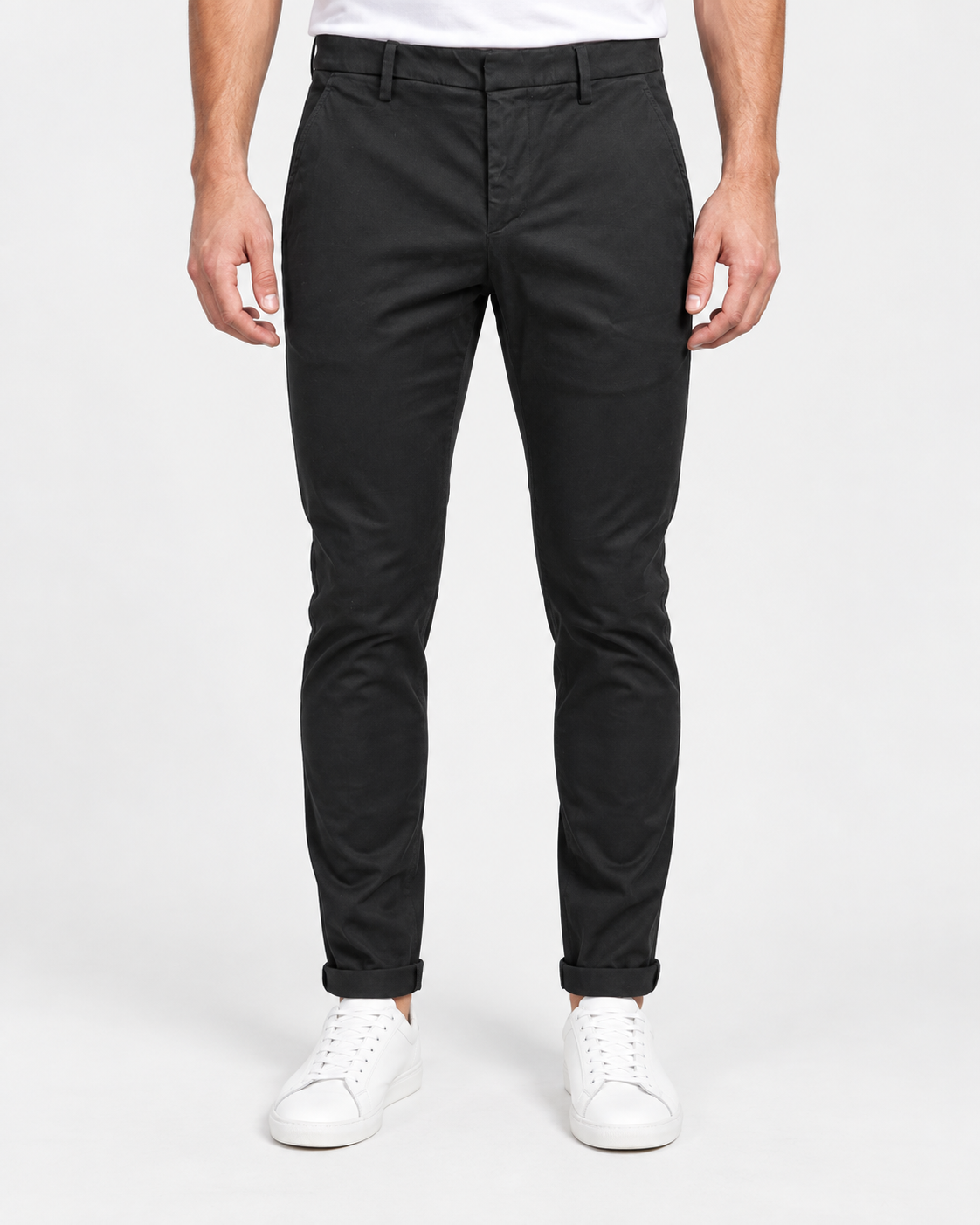 Dondup Pantalone uomo Gaubert nero