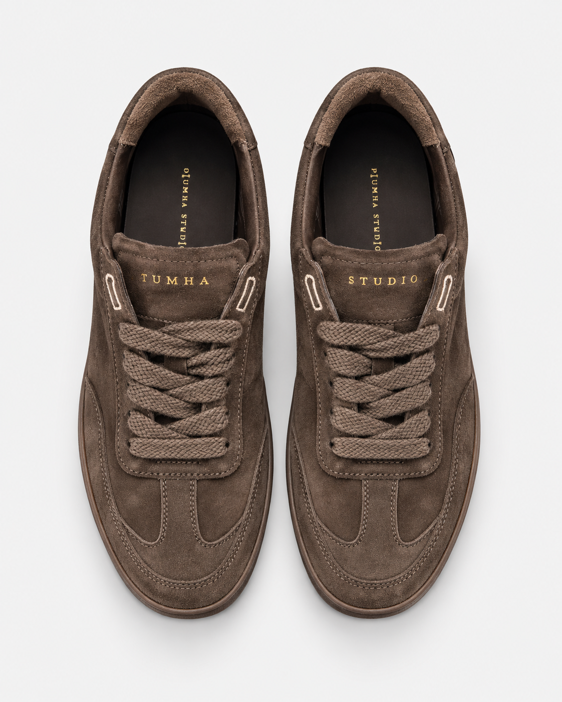 Piuma Studio Sneakers uomo marrone scuro