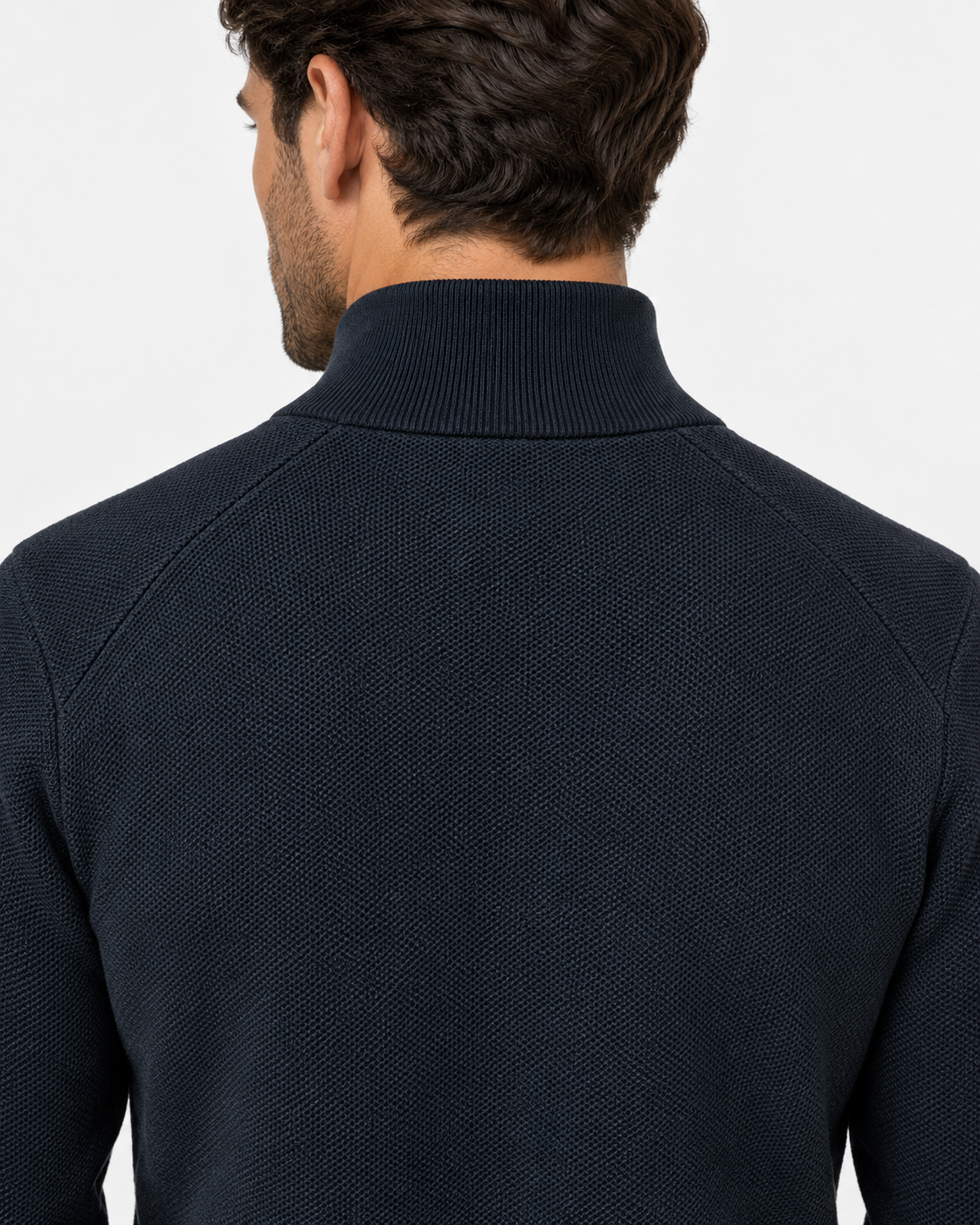 Polo Ralph Lauren Maglia Uomo Mezza Zip a Nido d’Ape Nera