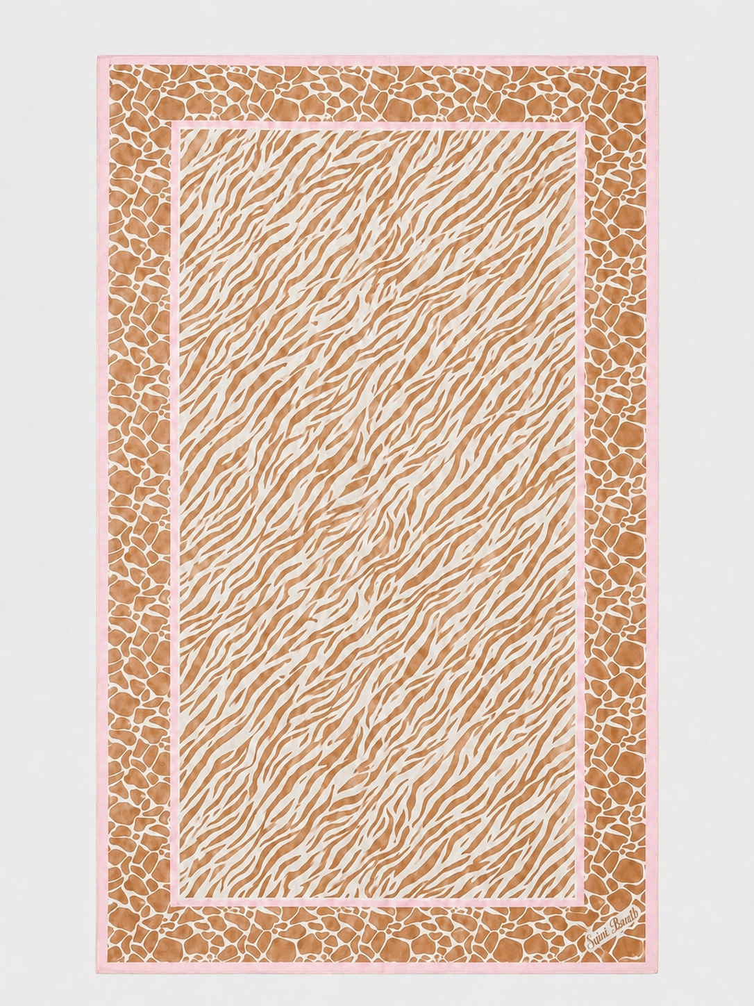 Pareo lungo Thaiti misto seta voile safari skin