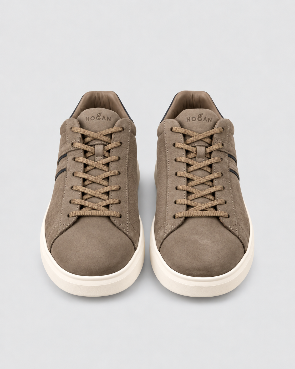 Hogan sneakers uomo h580 marrone