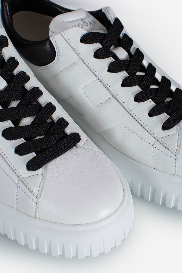 Sneakers H-Stripes Nero Bianco