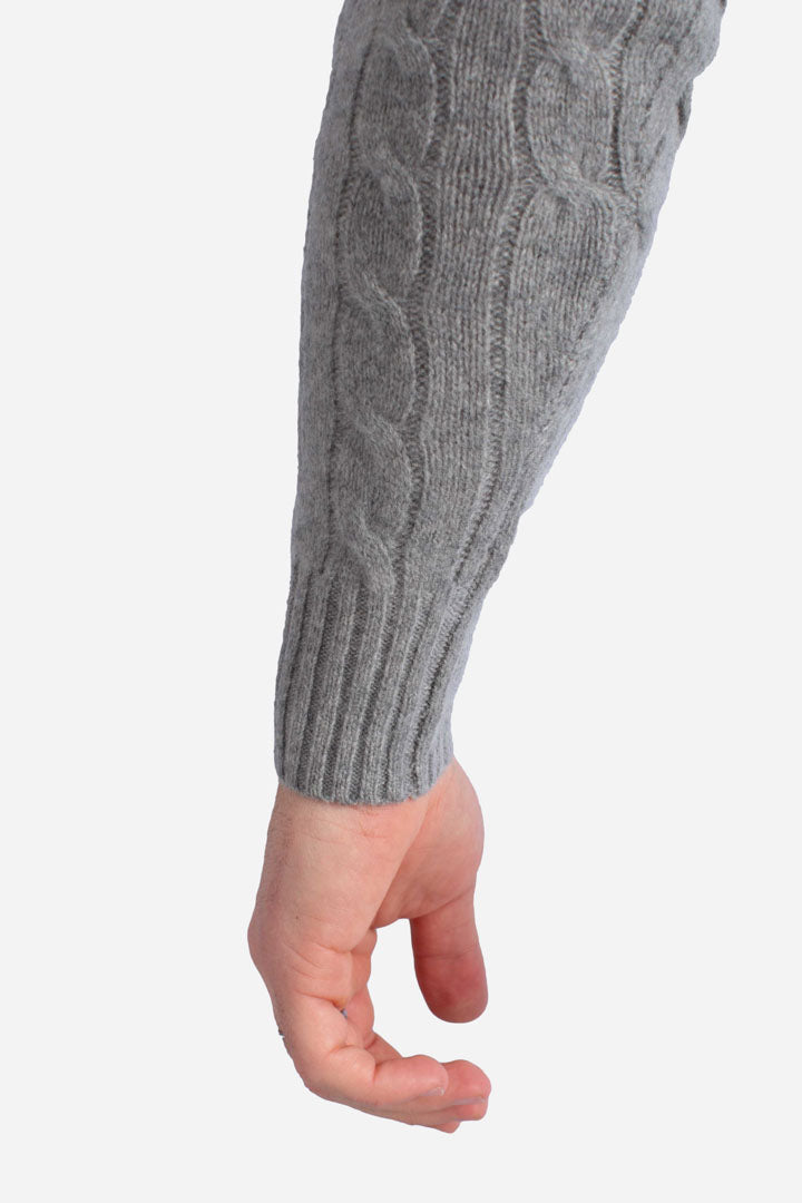 Maglia in lana e cashmere grey