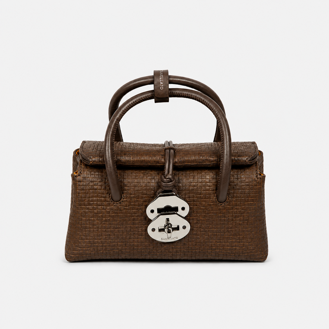Borsa Dotta Cestaia baby grey ostia antica