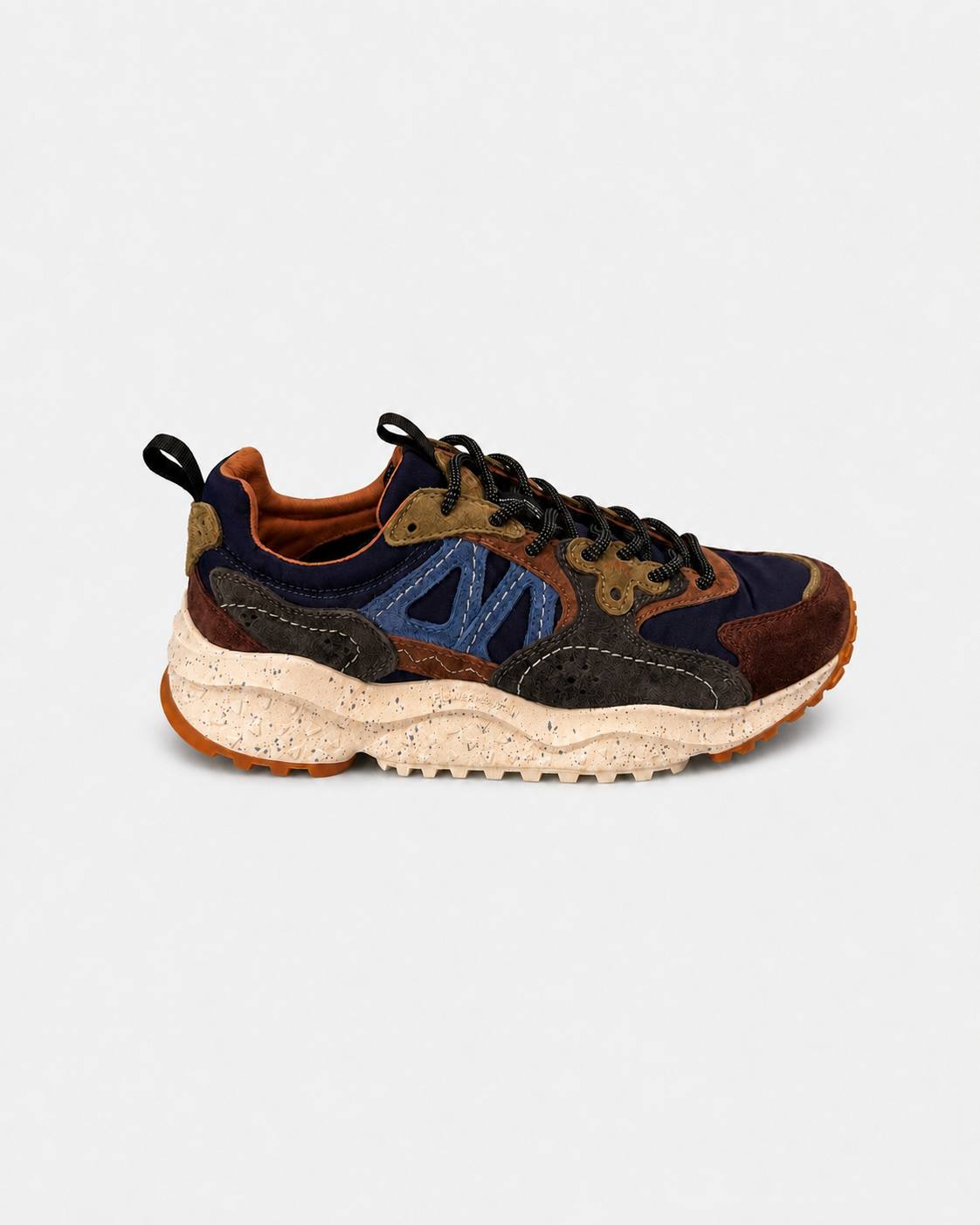 Flower mountain sneakers uomo Yamano 3 brown-black-dark grey