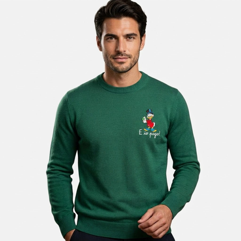 MC2 Saint Barth Maglia Uomo Verde Scrooge Pago
