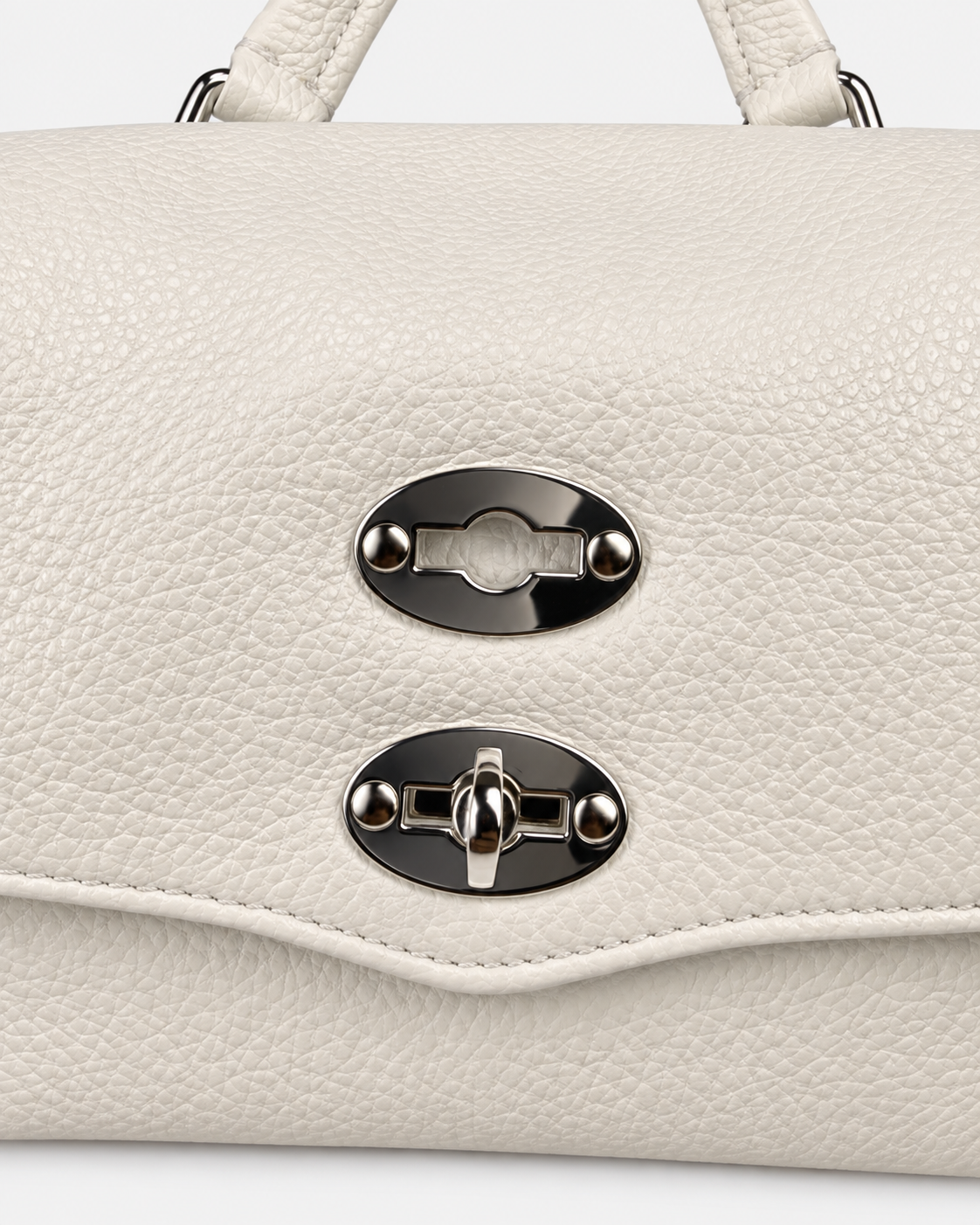 Zanellato Borsa Postina Baby Bianco Latte