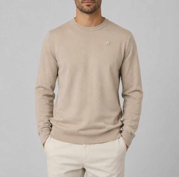 K-Way Sebastien Cotton PS maglia uomo Beige LT
