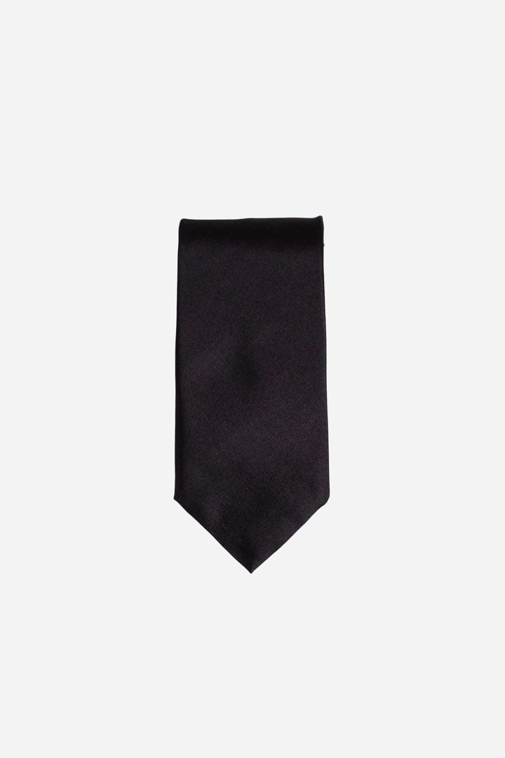 Cravatta in seta nera