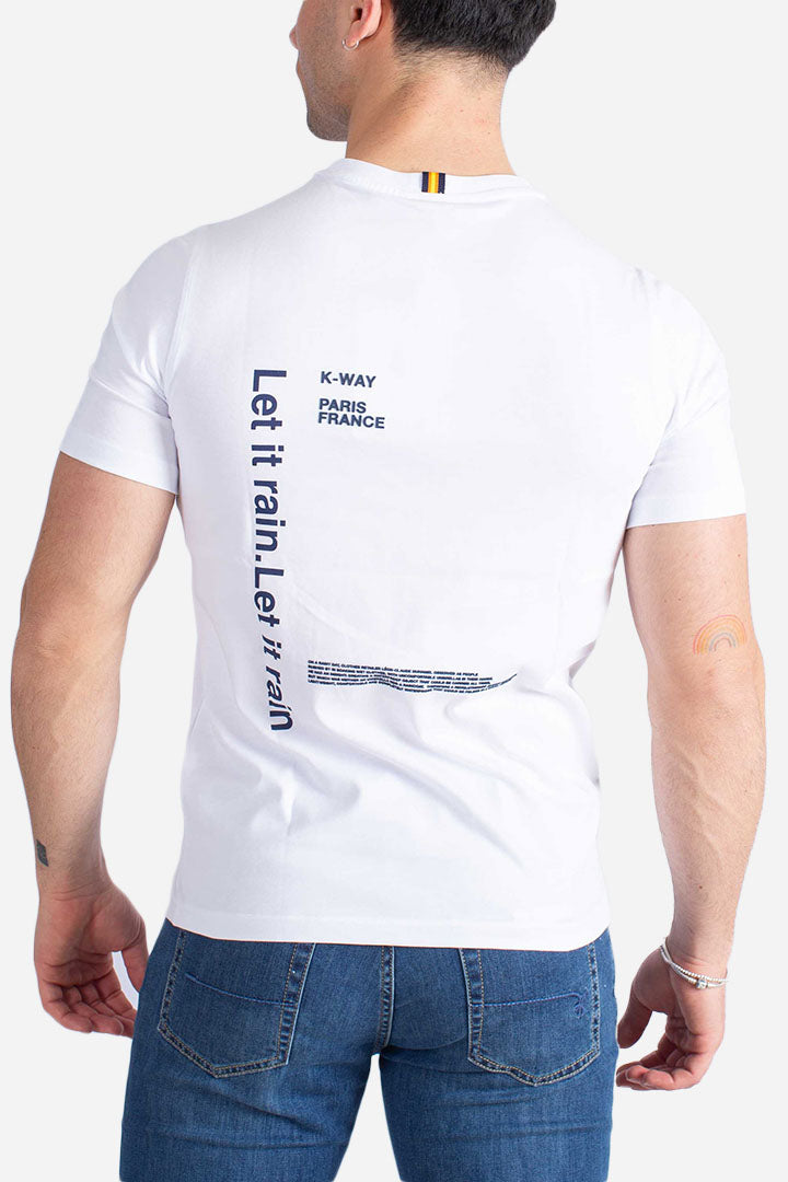 T-shirt Odom multiple lettering white