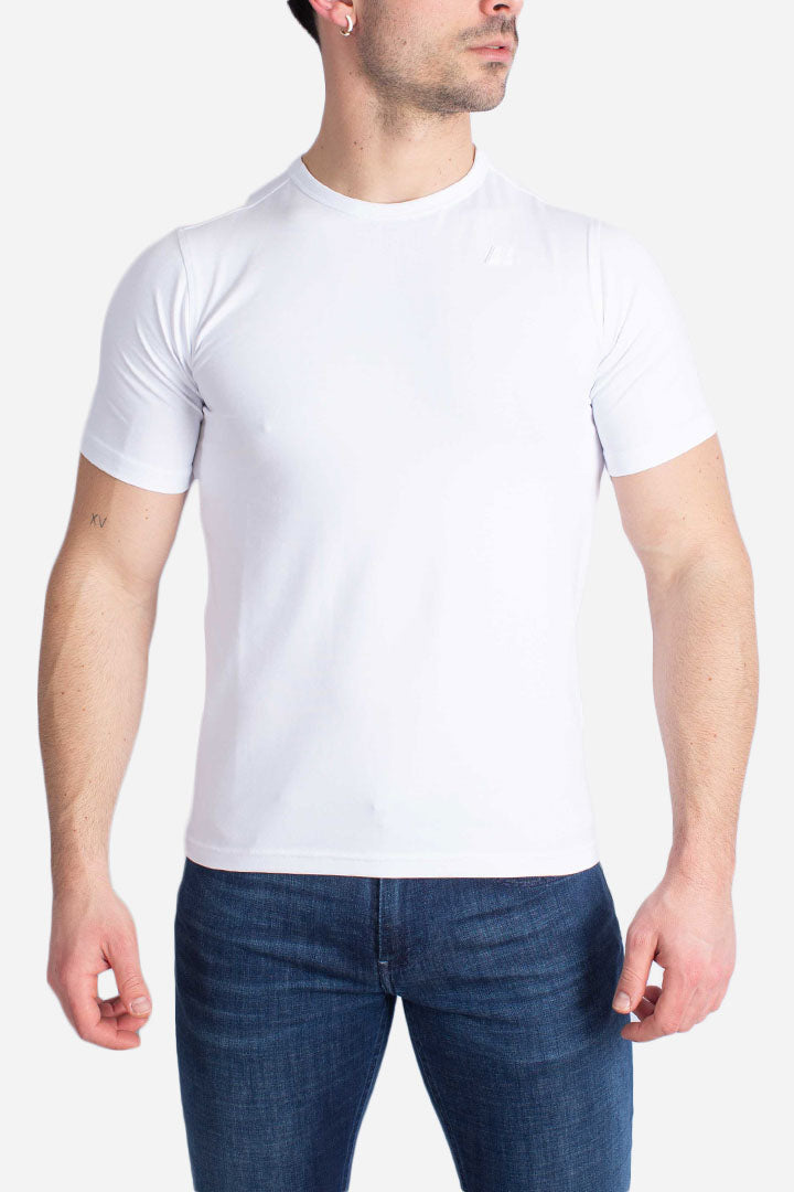 T-shirt Adame stretch jersey white